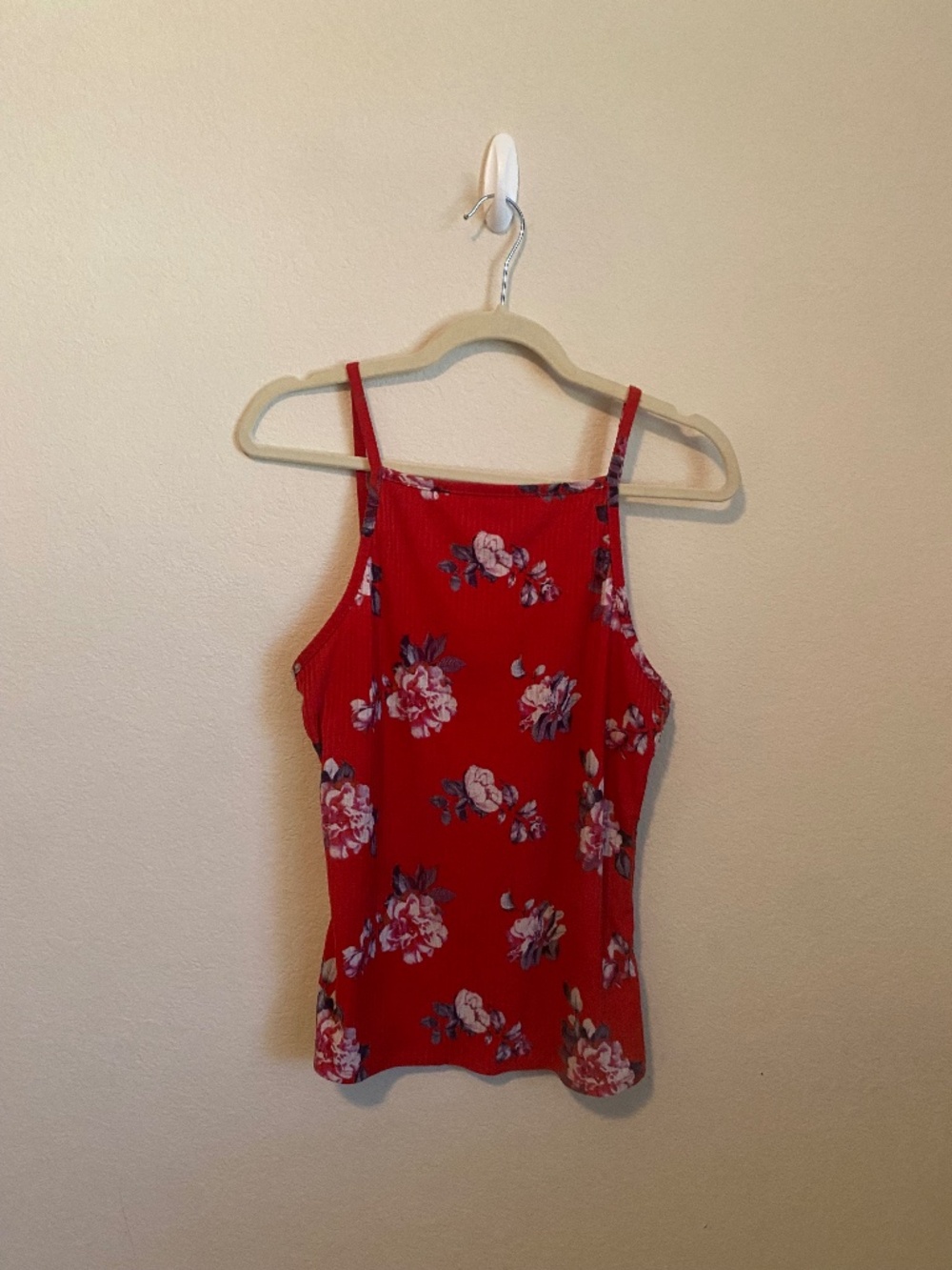 y2k Women's Justify Red Floral Cami